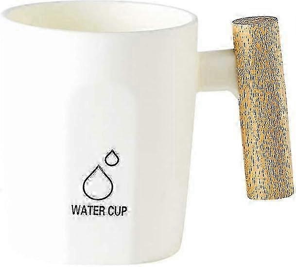 500ml Plastic Mouthwash Cup with Handle for Brushing Teeth