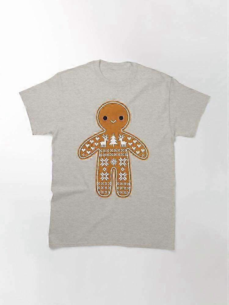 Sweater Pattern Gingerbread Cookie Classic T-Shirt Retro design