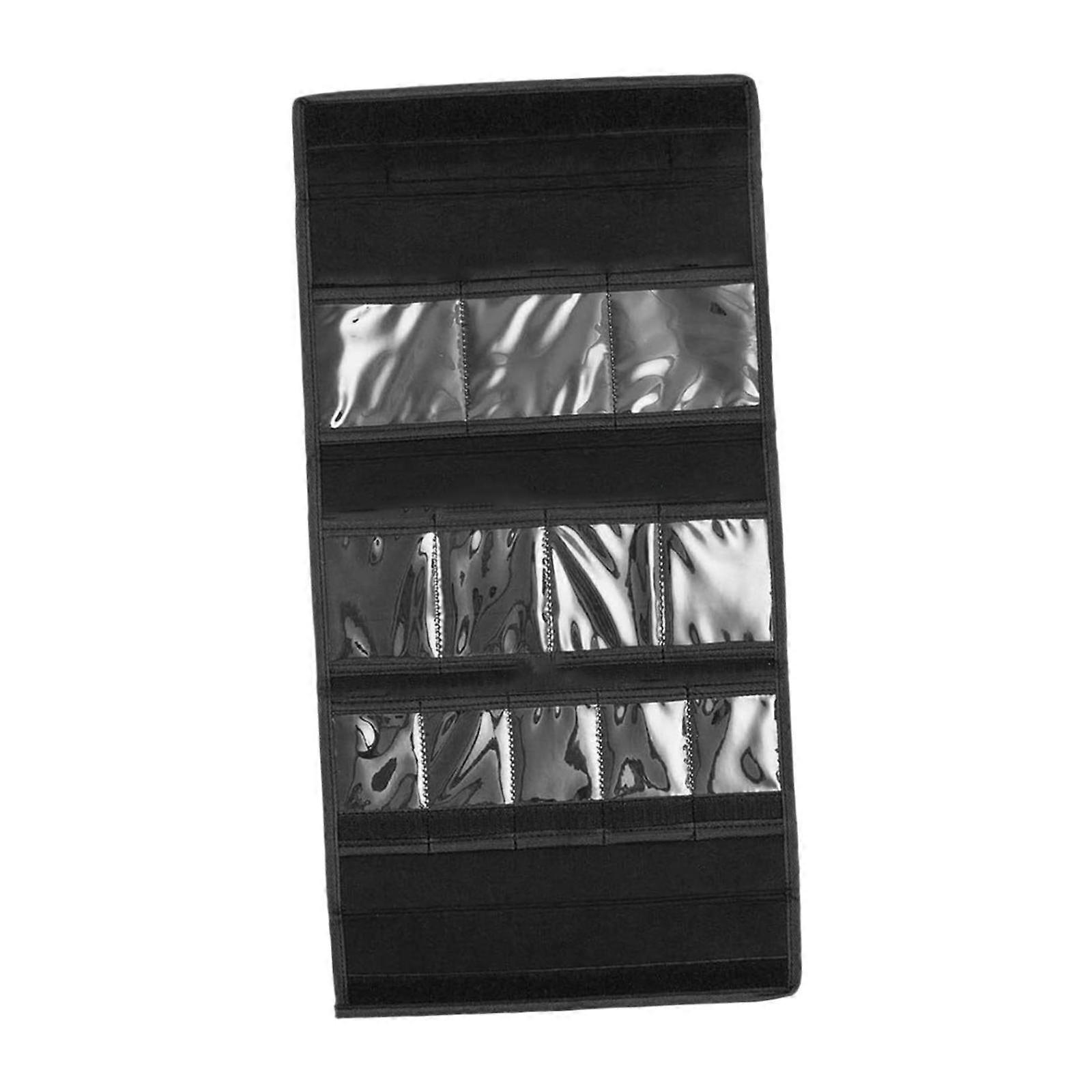 Knife Display Bag with 12 Slots Foldable Storage Pouch for Traveling Camping