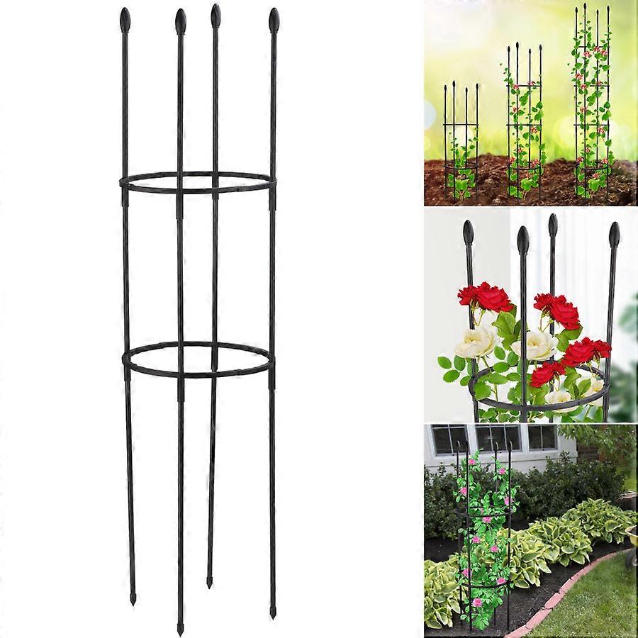 Sturdy Black Plastic Trellis for Climbing Plants and Cherry Tomatoes