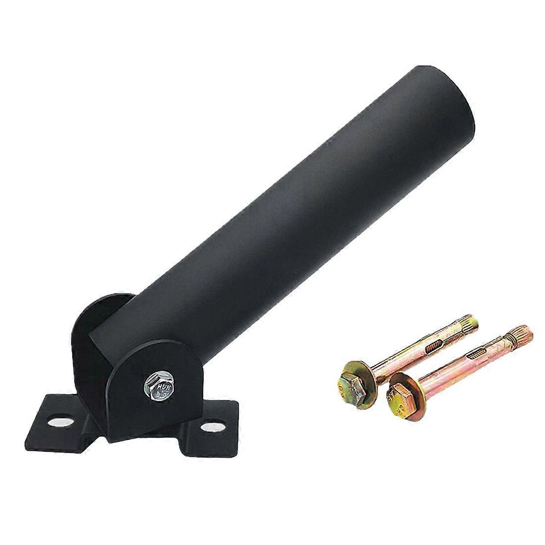 T Bar Row Platform Attachment Install on Floor or Wall Holder for Barbell Bars Exercises Gym Equipm