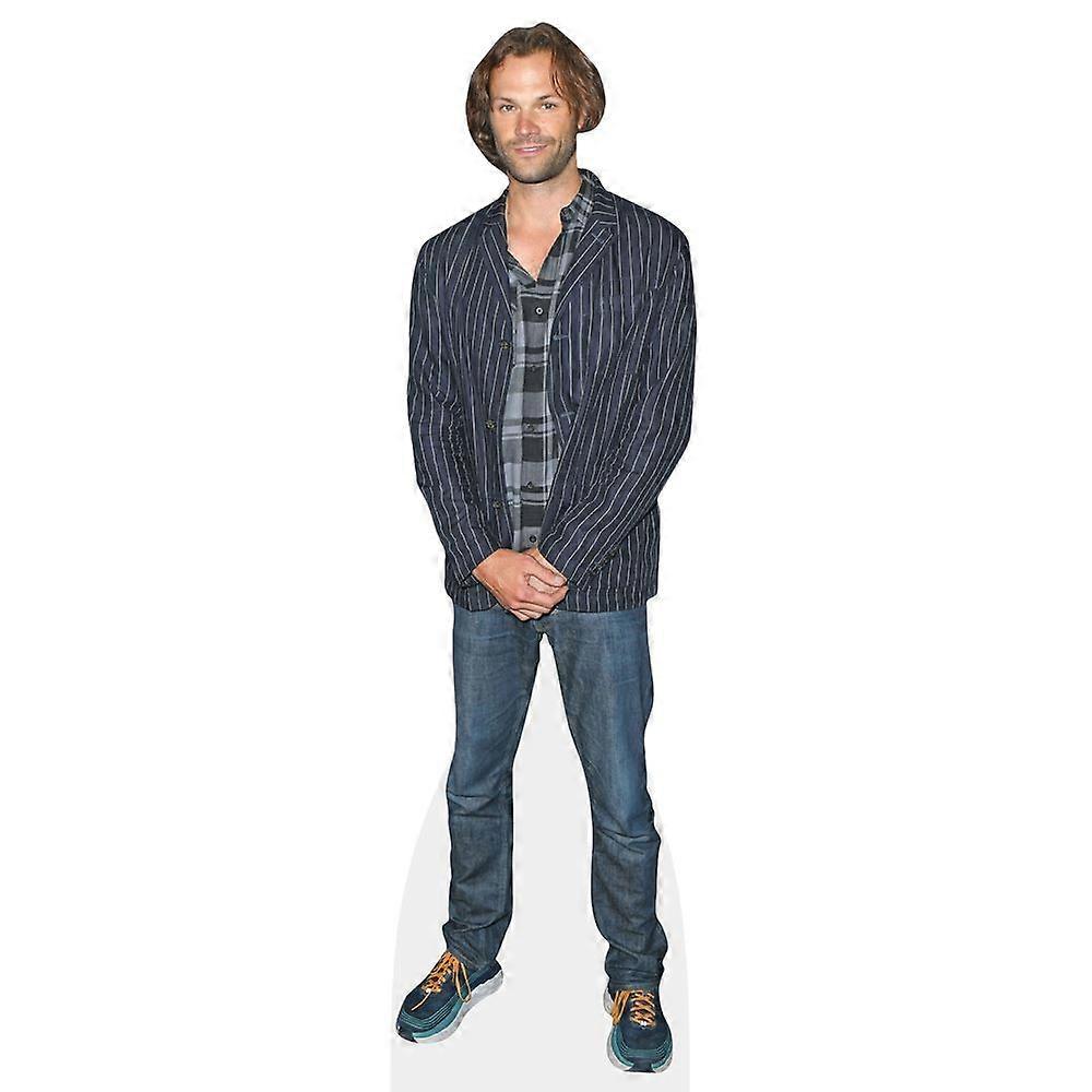 Jared Padalecki (Striped Blazer) Cardboard Cutout (lifesize OR mini size). Standee. Stand Up.