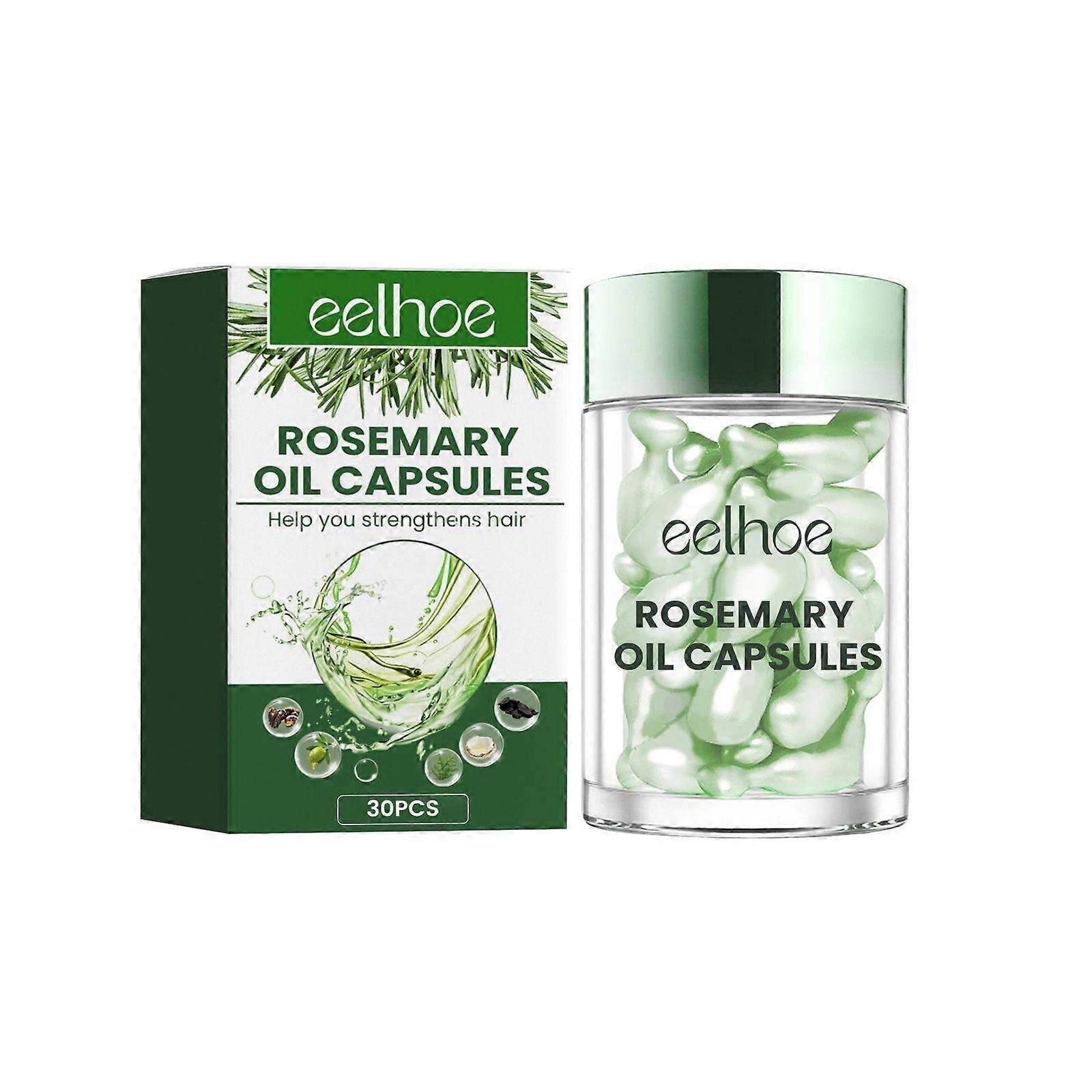 Eelhoe Romarin Soin Capillaire Capsule Nourrissante Racine Cheveux Cheveux Hydratant Soin Capillaire Huile Essentielle