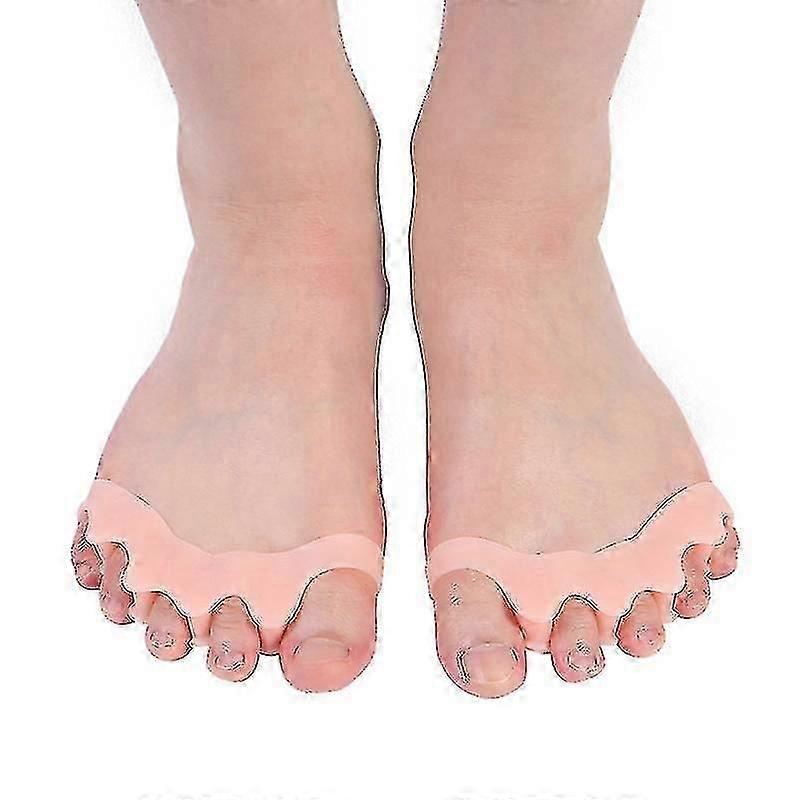 Silicone Toe Spacers For Correct Toe Alignment, Bunion And Hammertoe Straighteners -