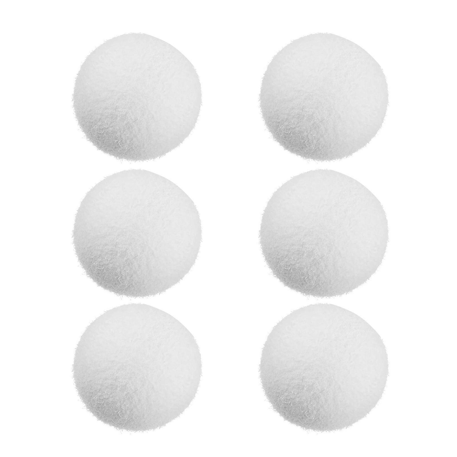 6 Pcs Sponge Filter Ball Reusable Scum Eliminating Sponge Balls Washable Floating Oil Absorbing Filter Balls for Hot Tub Pool Spa Scum Removal