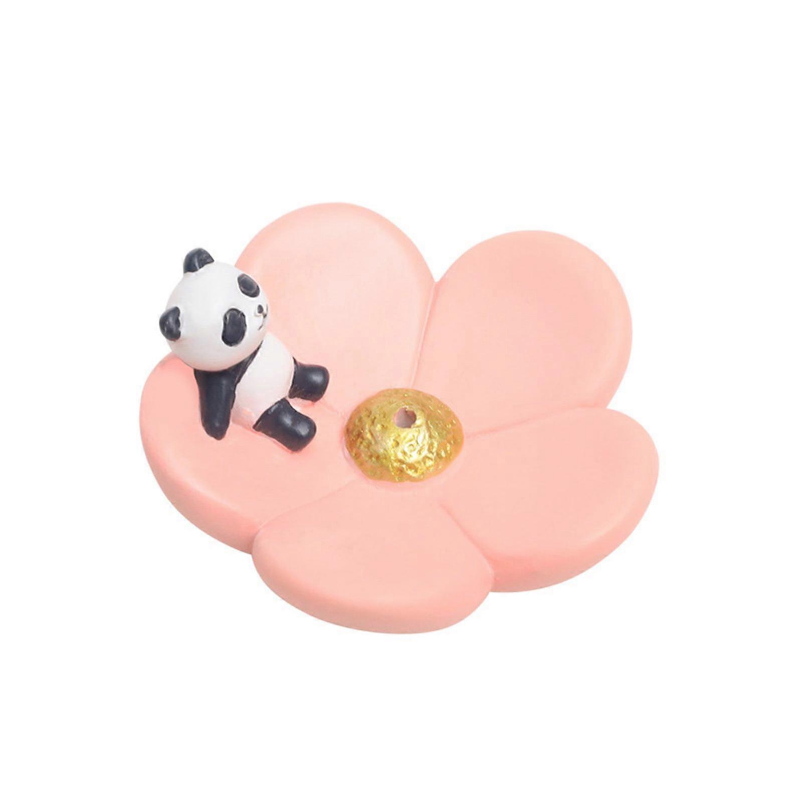 Forme de fleur parfumé encens brûleurs plateau mignon animaux résines encens bâton porte-cendres attrape-cendres pour la décoration de la maison