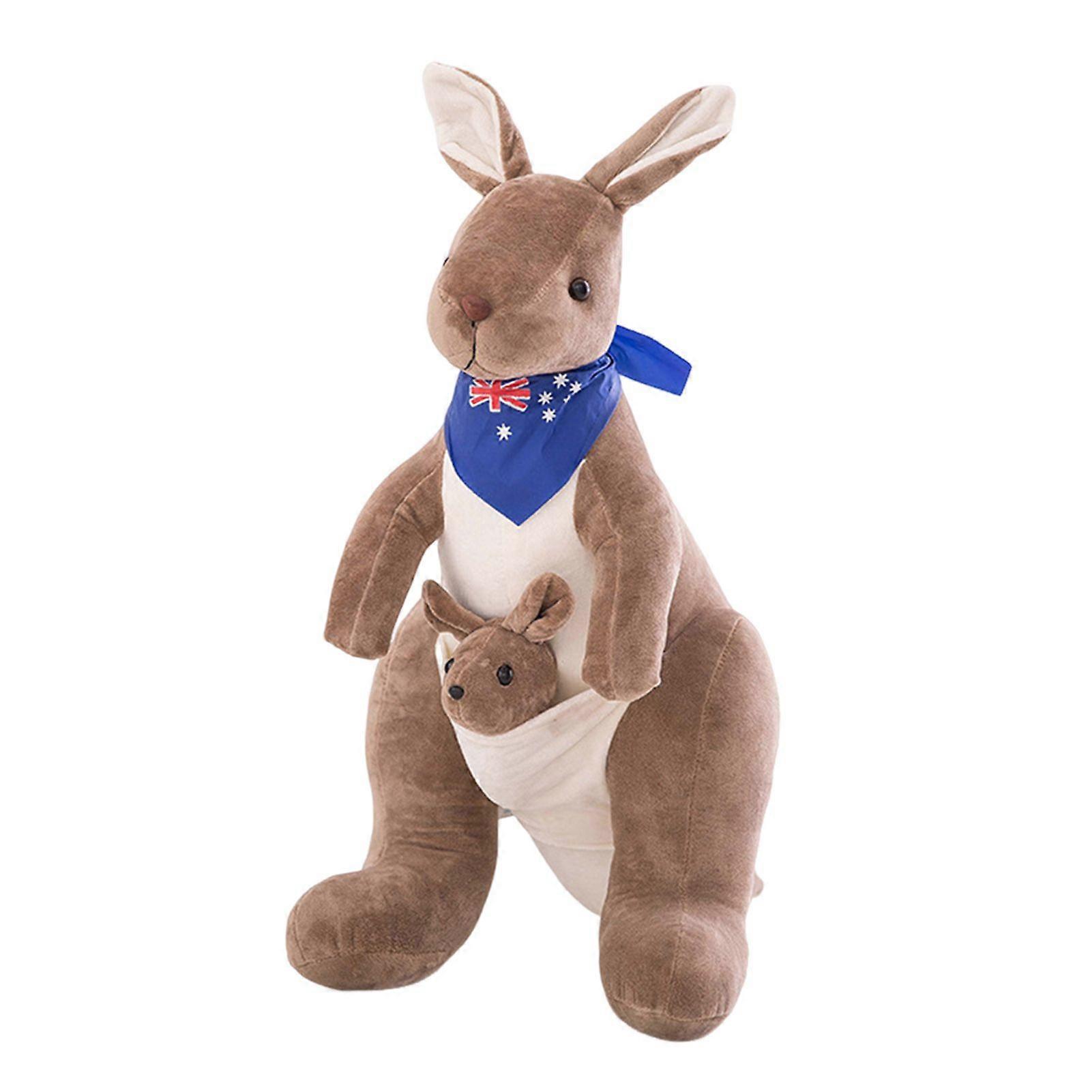 Flauschige Mutter/Baby Kangaros Plüschtier Super Soft Kuscheltier Puppe Home Sofa Auto Dekoration