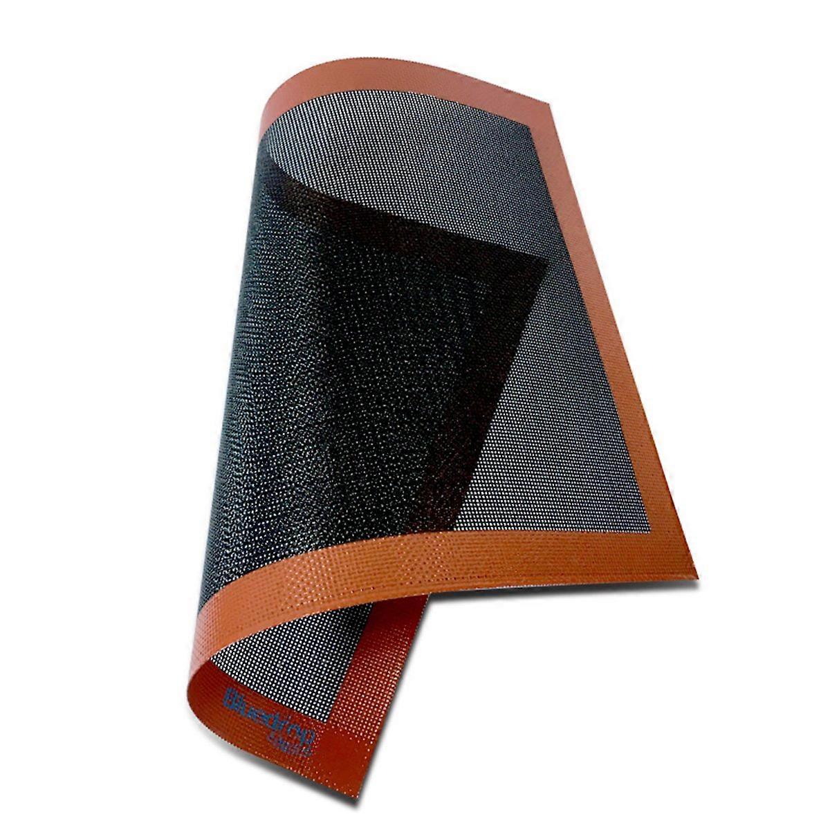 Silicone Bread Baking Mat - Half-Sheet Perforated Oven Liner, Non-Stick, Reusable, Oven Safe