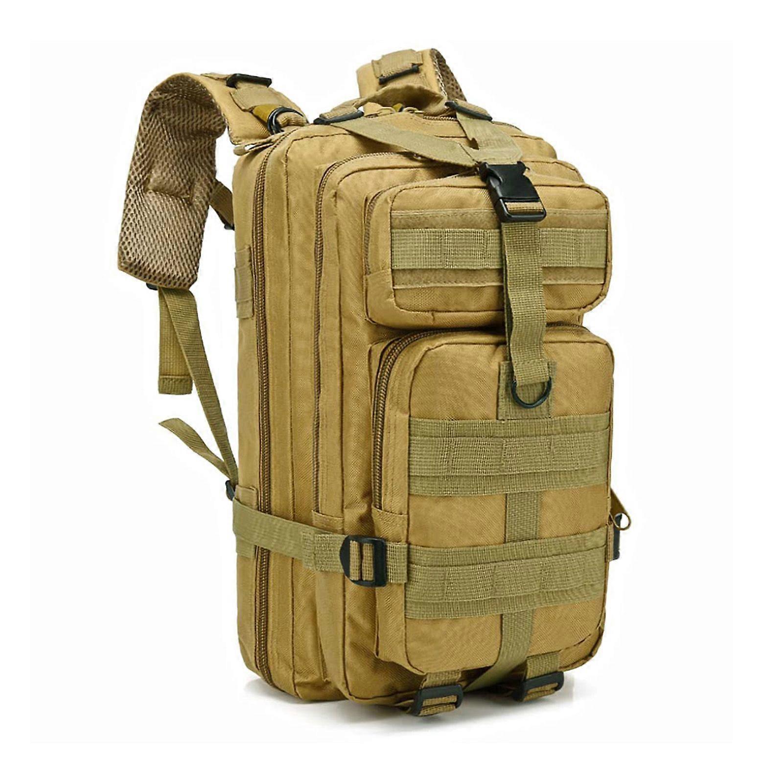 Large Military Tactical Backpack 3 Day MOLLE Bag Bugout Rucksack for Hiking Trekking Travel Nylon Material