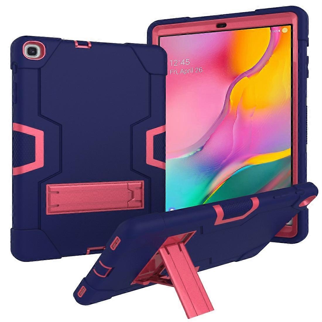 Contrast Color Silicone + PC Combination Case with Holder For Galaxy Tab A 10.1 (2019) T510