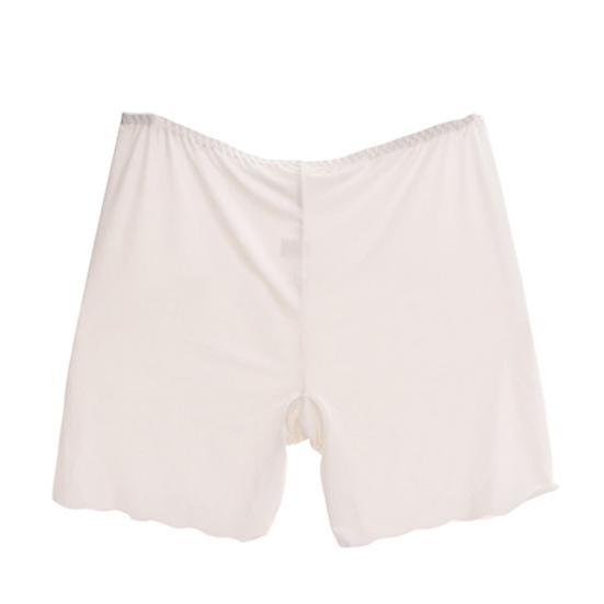 High Waist Seamless Wave Cuffs Safety Panties Summer Lady Seamless Ice Silk Shaping Shorts