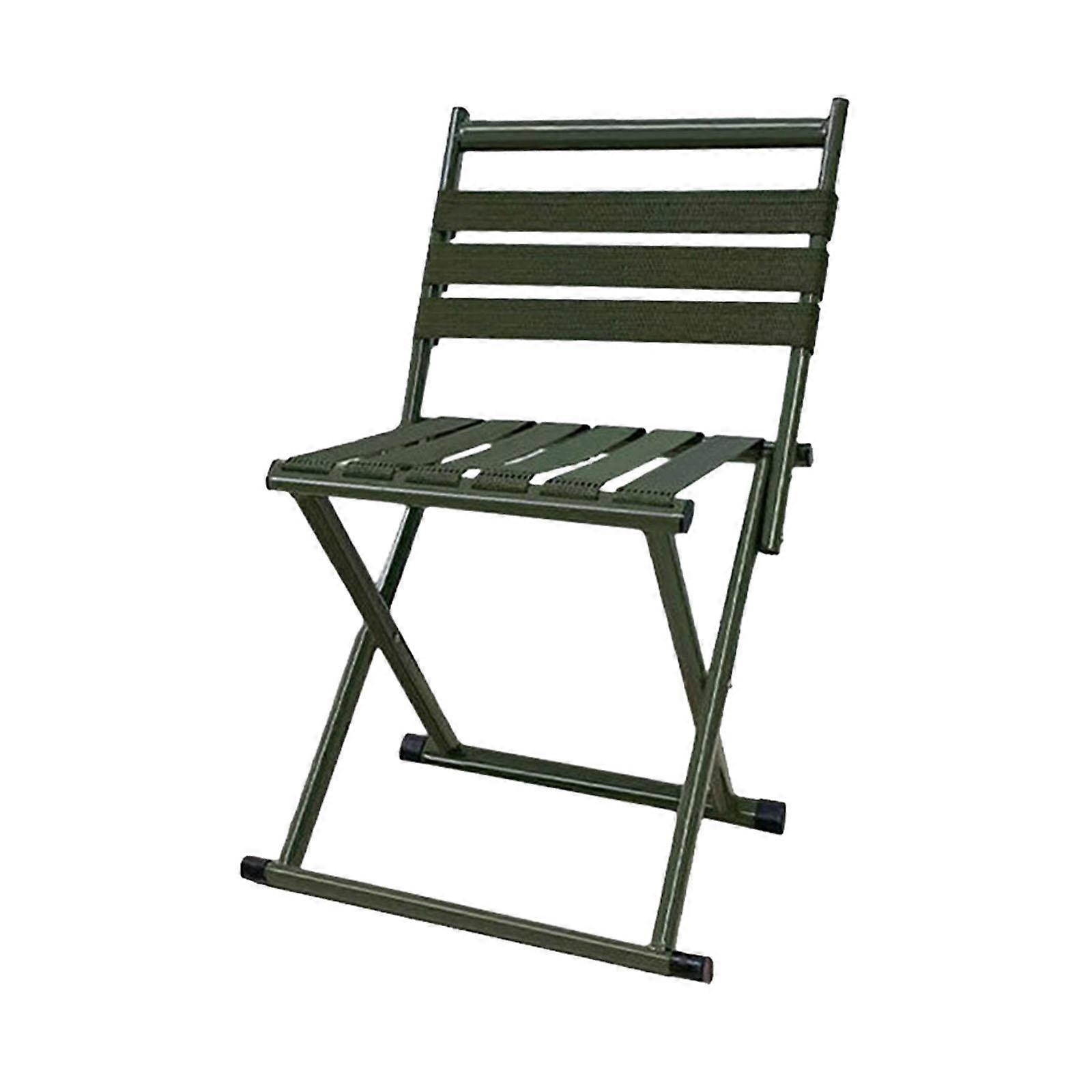 Outdoor Klappstuhl Camping Gear mit rutschfestem Bezug Solid Klappsitz Hocker