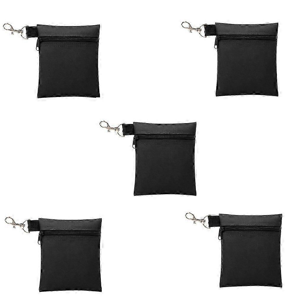 Golfväskor Golf Tee Bags Midjeväskor Accessoarer Väskor Svart