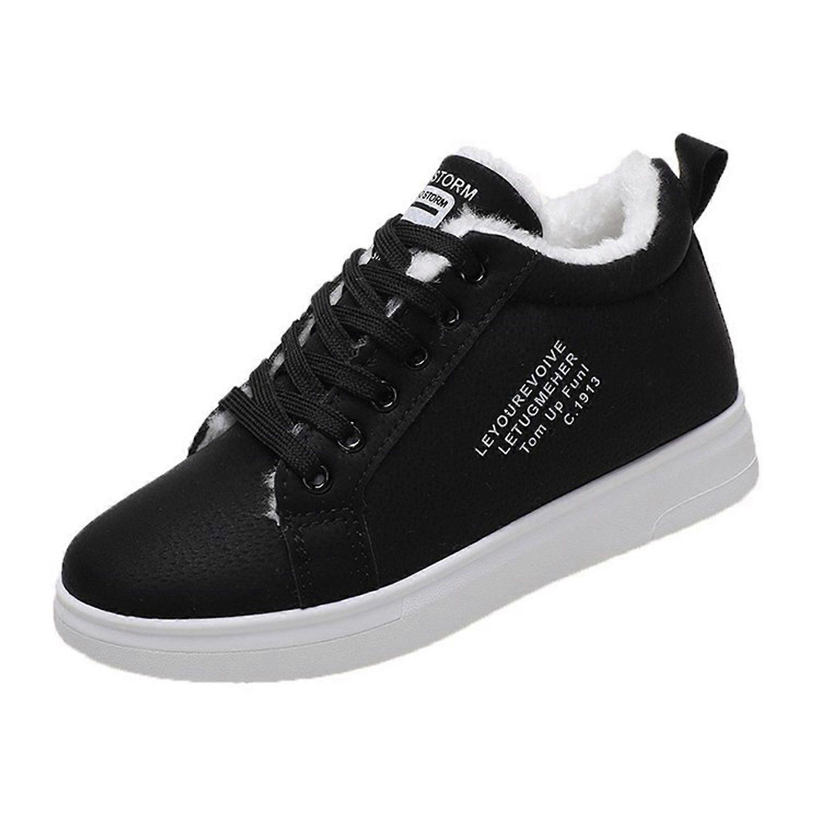 Γυναικείο Κορδόνι Sneaker με Αναπνεύσιμο Σχέδιο Ζεστού Βαμβακιού PU για Χριστουγεννιάτικα Δώρα Γενεθλίων