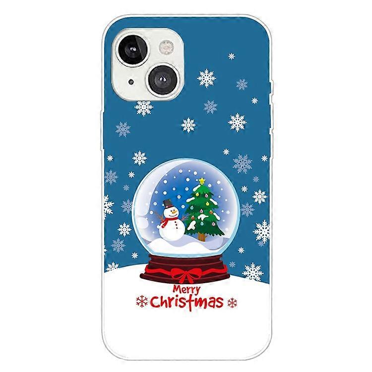Compatible For iPhone 15 Phone Case Christmas Pattern Anti-scratch TPU Cover