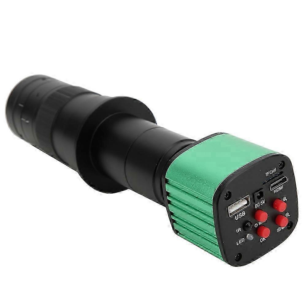 16MP USB Industrial Electronic Digital Video Microscope Camera with 180X C Mount Lens Test Tool