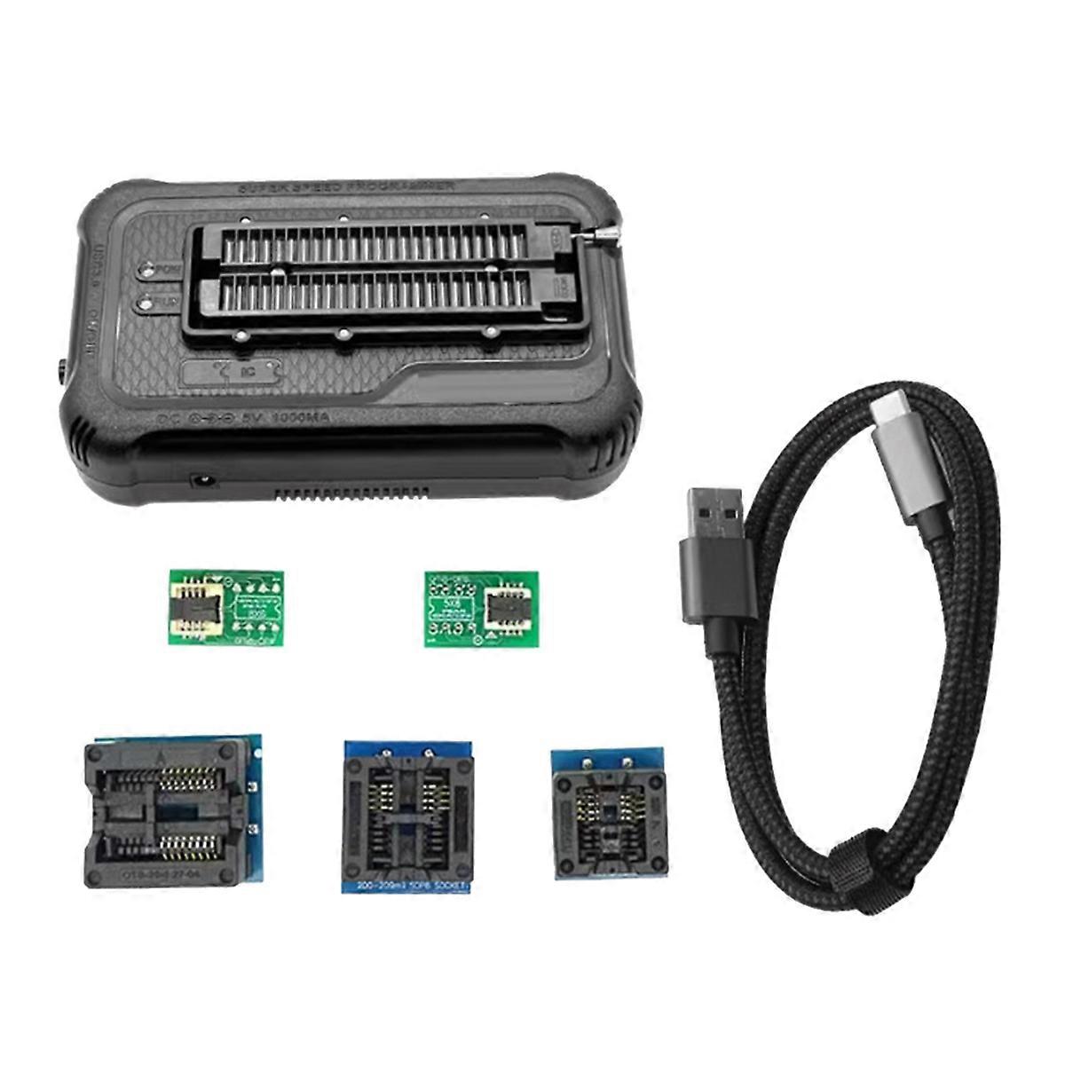 For T76 USB3.0 Programmer Support EEPROMNAND NOR EMMC BGA,Minpro/TL866II/ Programmer with Wire Burning Socket