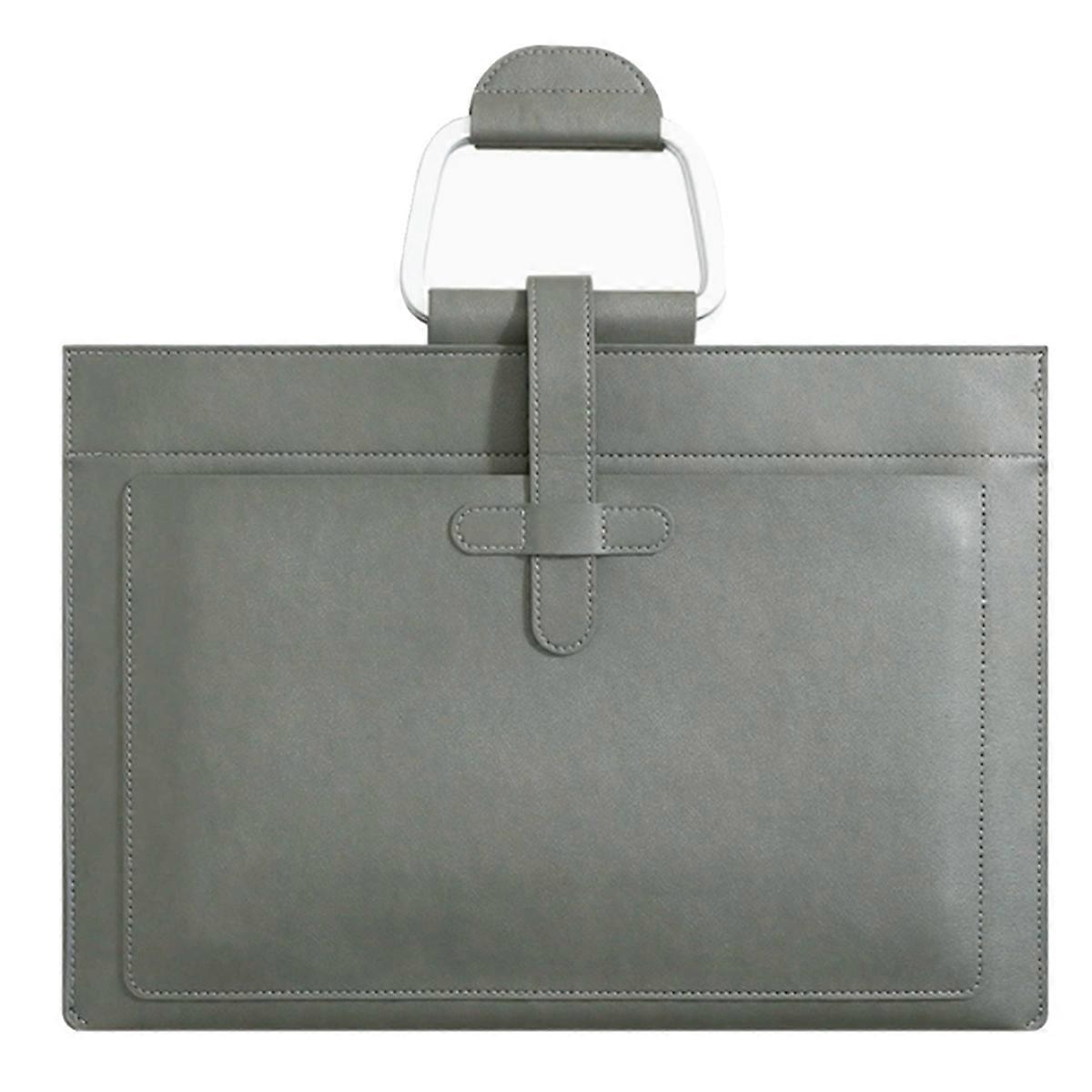 A4 Leather Document Bag Envelope Document Holder Quality PU Leather Document Pouch Document Organizer File Bag