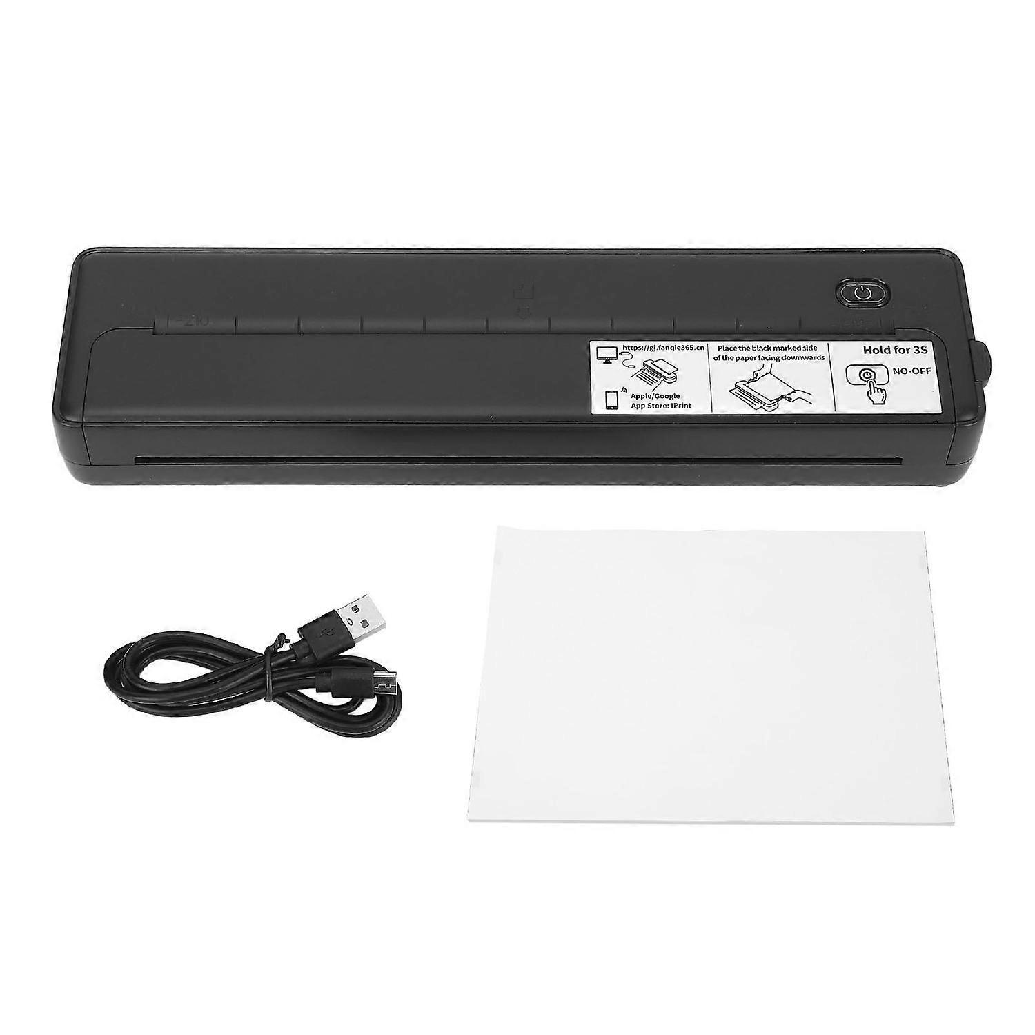 Bluethooth Thermal Printer A4 203DPI Multifunctional Portable Inkless Wireless Printer for Home and