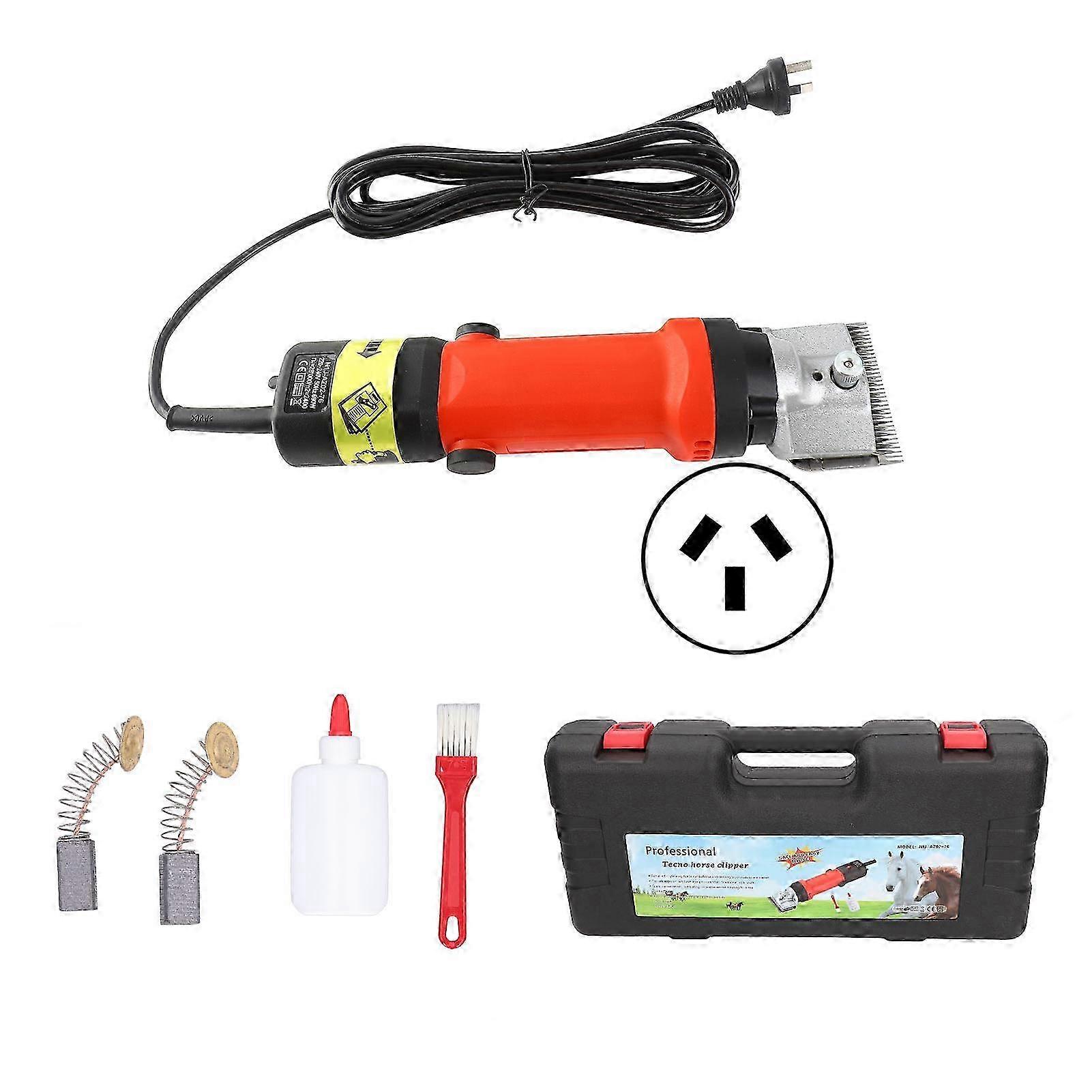 ماكينة قص شعر الحصان الكهربائية 6900 واط قوة 6 سرعات تعديل كهربائية لقص الأغنام المهنية طقم العناية بالحيوان AU Plug 220-240V