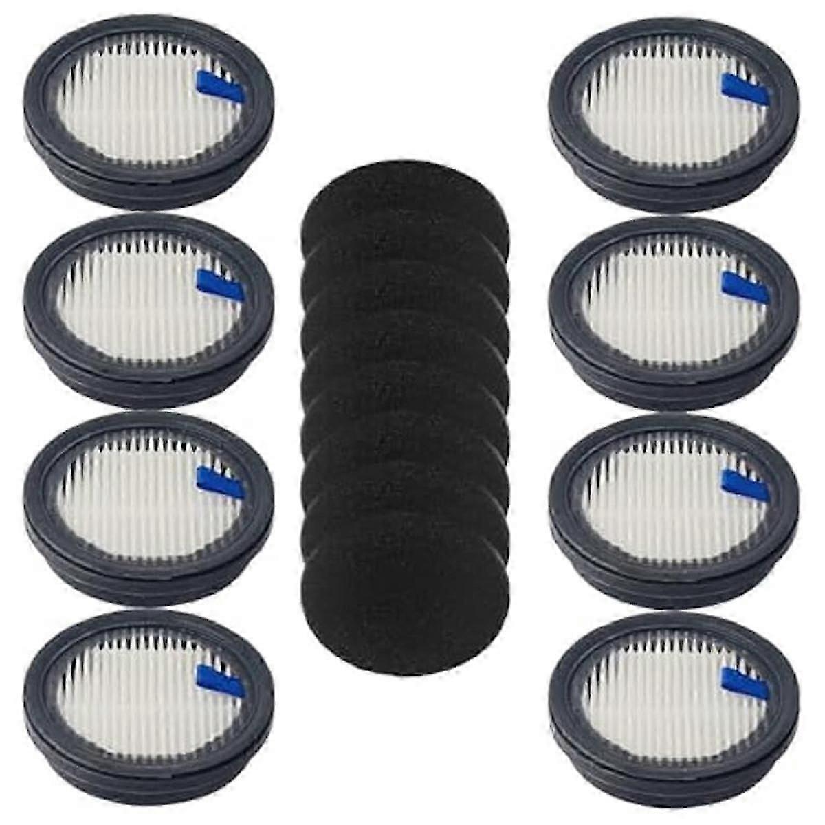 8 HEPA Filters and 8 Sponge Filters for A200Pro/A200, B08/C10A/C10G and S12 S25 Series