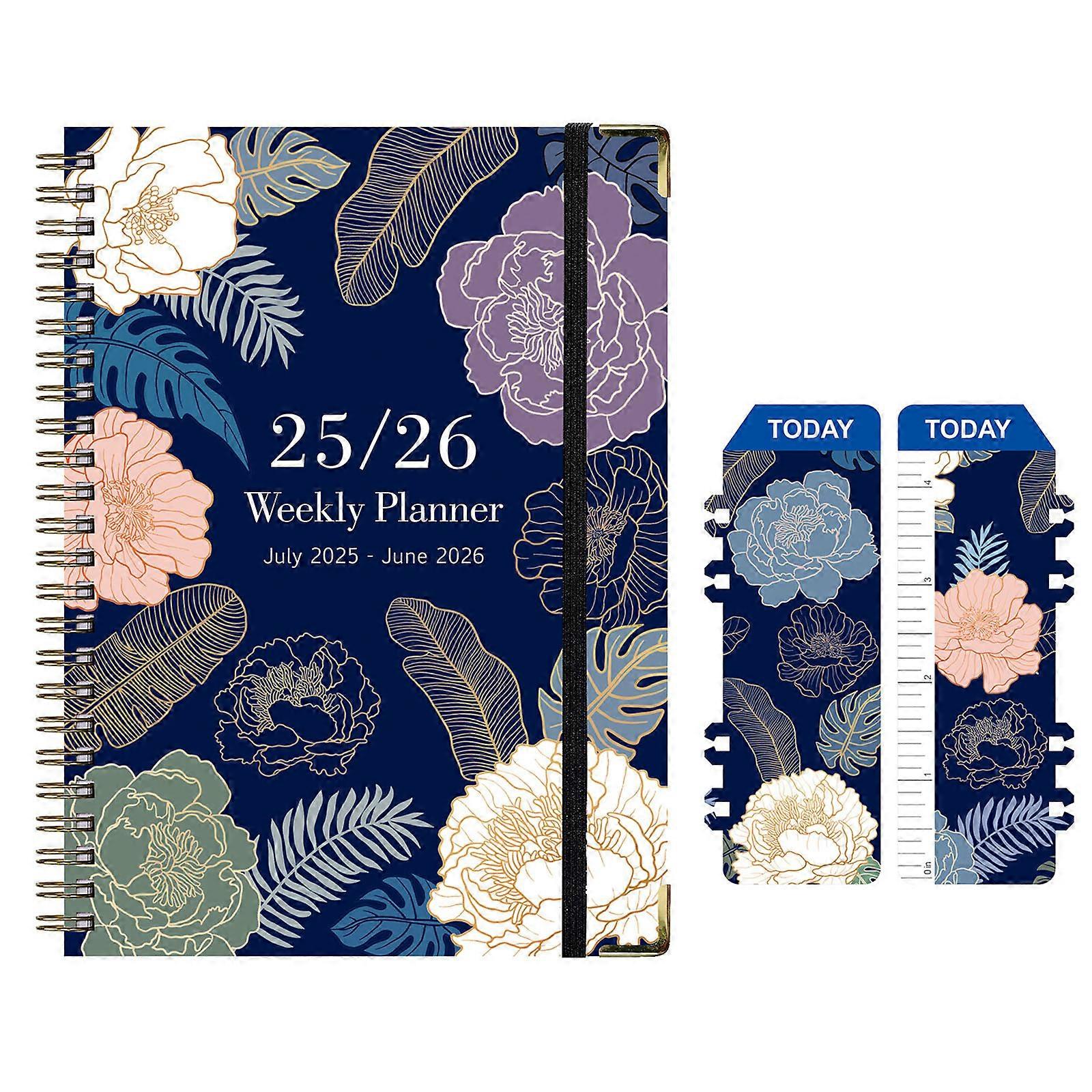 - English Schedule A Plan Book With Separating Pages Plan Notebook Coil Book Reusable
