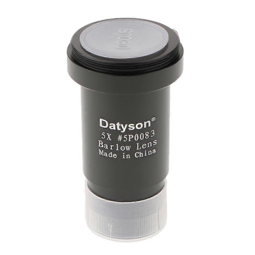Lente Barlow de 1,25 polegadas 5x Metal M42 Rosca para Ocular de Telescópios