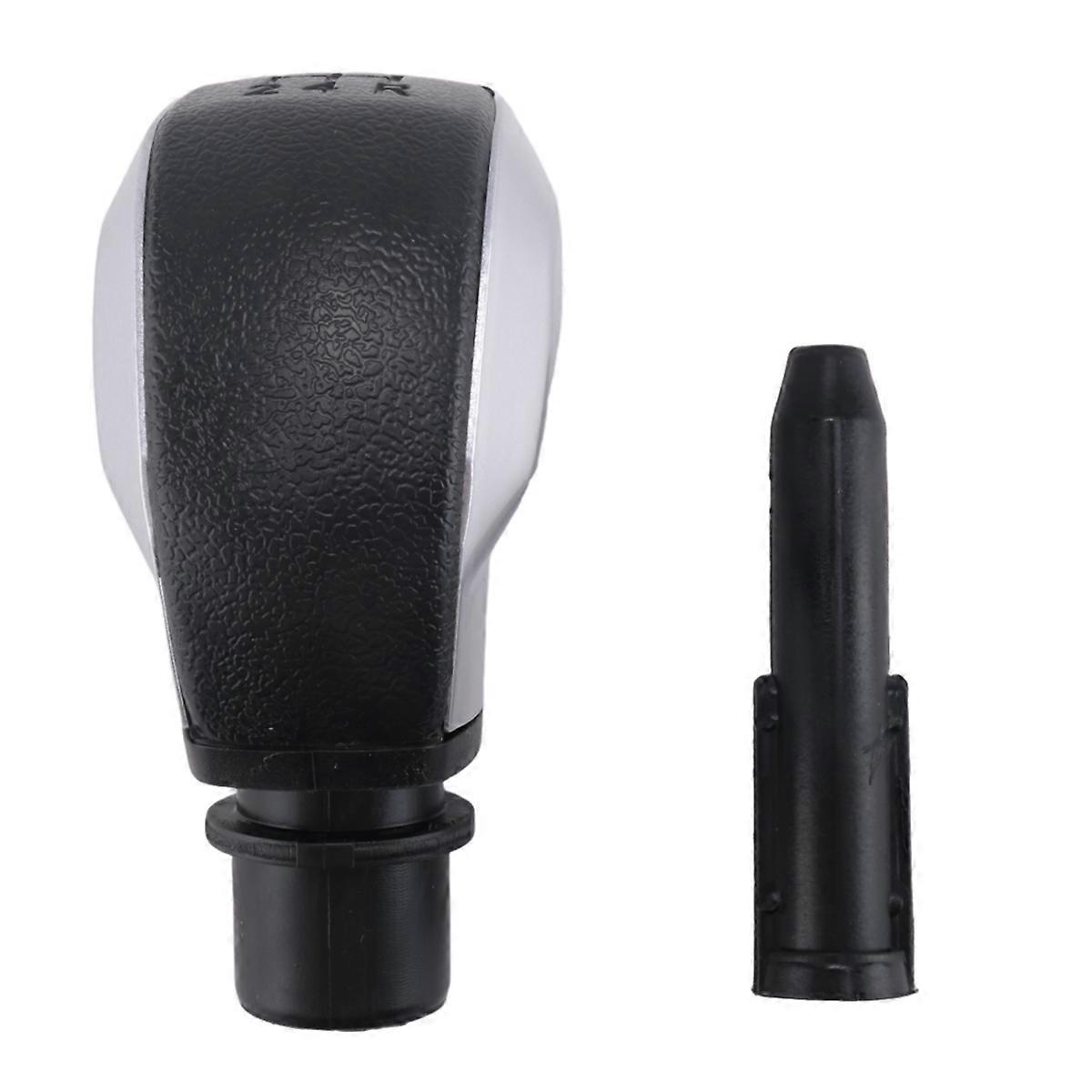 5-Speed Gear Shift Knob Head Shifter Black Silver for 605 406