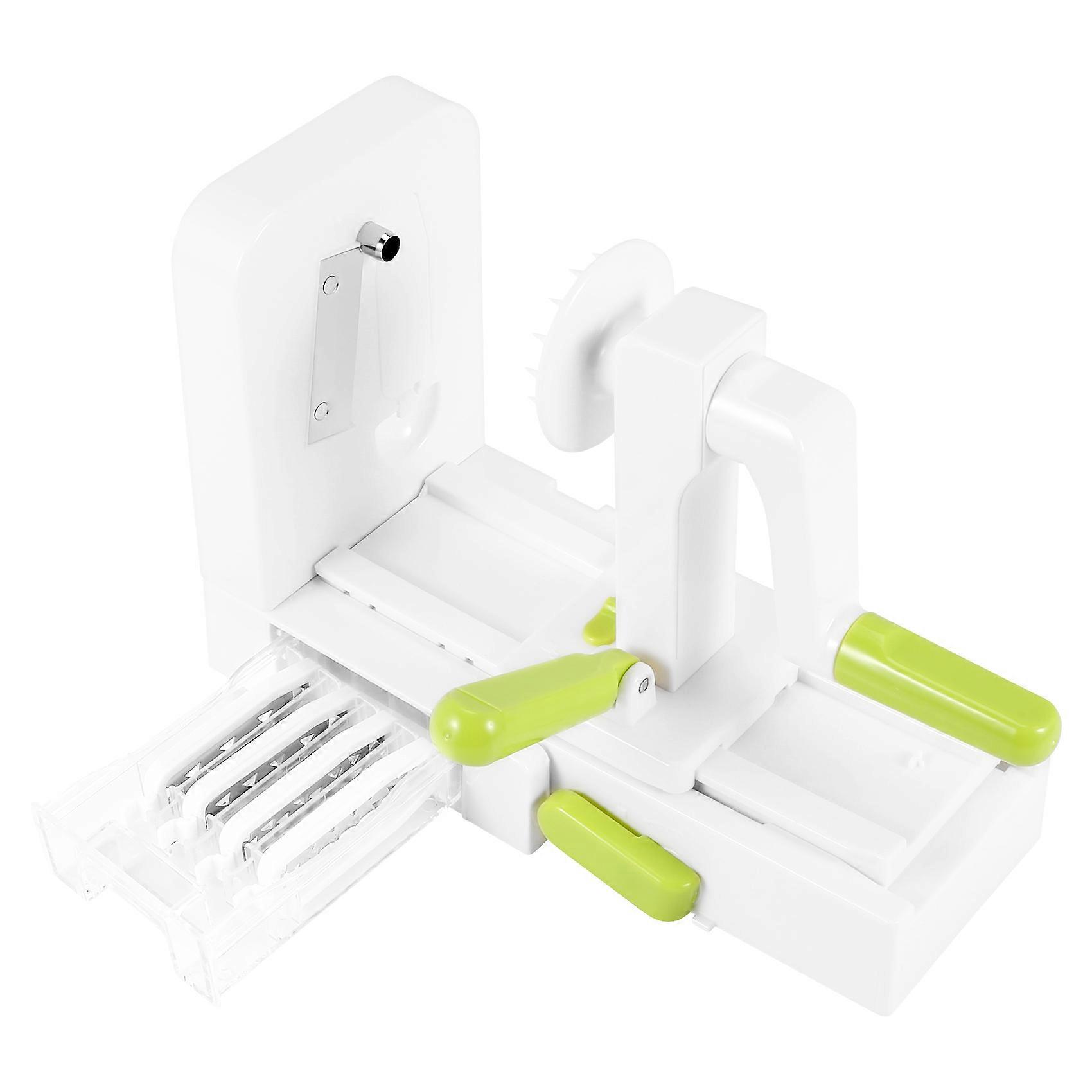 4 Blade Vegetable Spiralizer Folding Veggie Pasta & Spaghetti Potato Vegetable Spiral Cutter Slicer