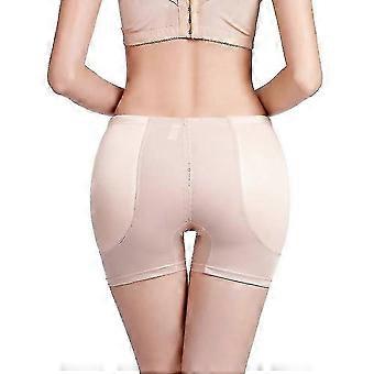 Quadris de ampulheta, Womens Hip Pads Enhancer Para Push-up Hip E Bumbum Calcinha L Bege