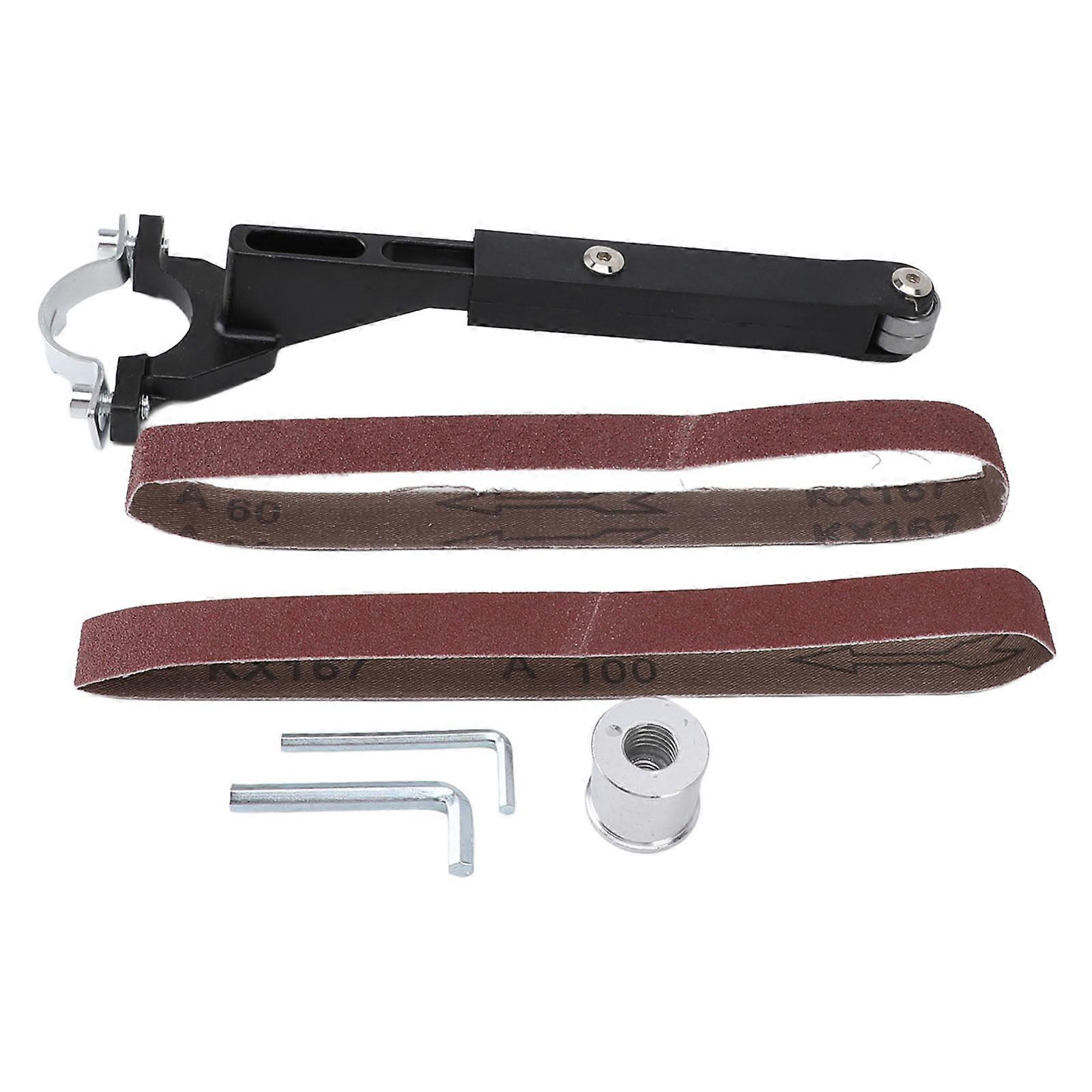 Belt Sander Adapter for Angle Grinder, Belt Sander Polisher Attachment for Model 100