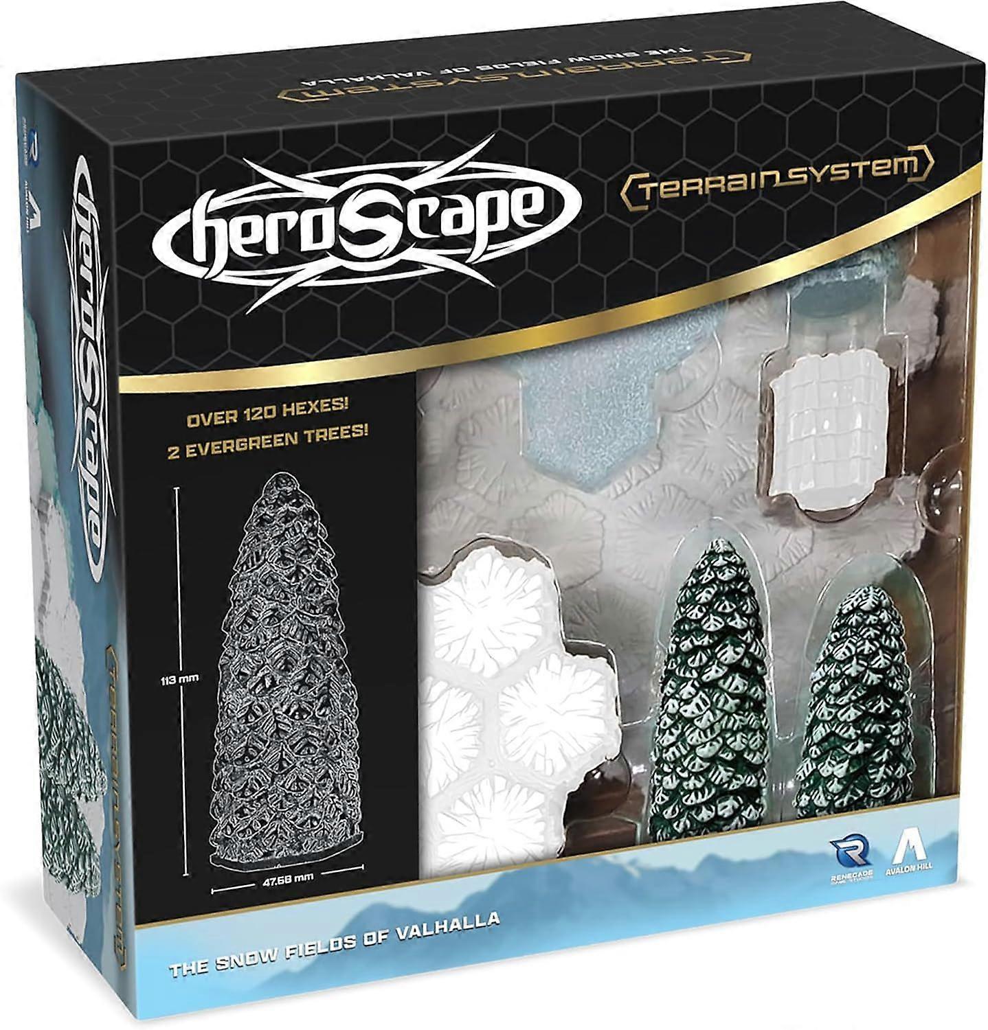 Heroscape The Snow Fields of Valhalla Terrain Miniature Game Exp