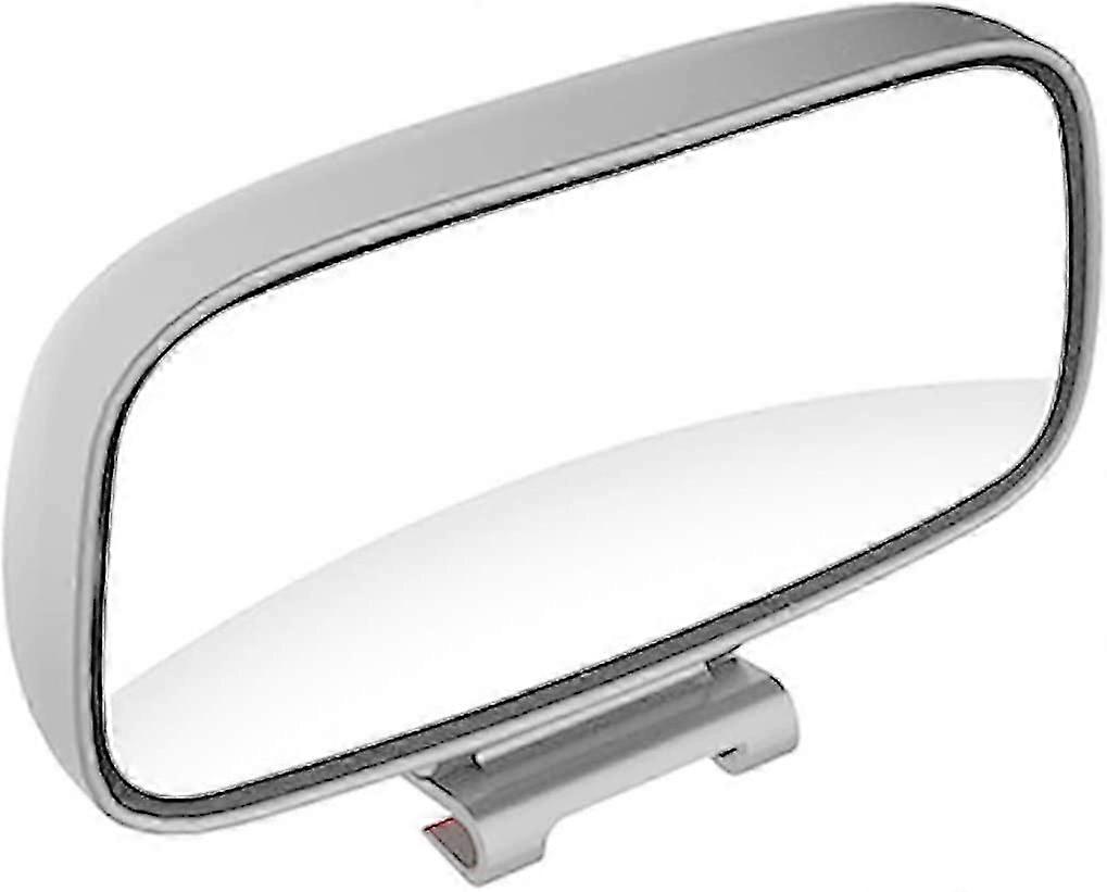 Blind Spot Mirror, Universal Car Blind Spot Mirror Rotating Wide Angle Adjustable Rear View Mirror- Silver