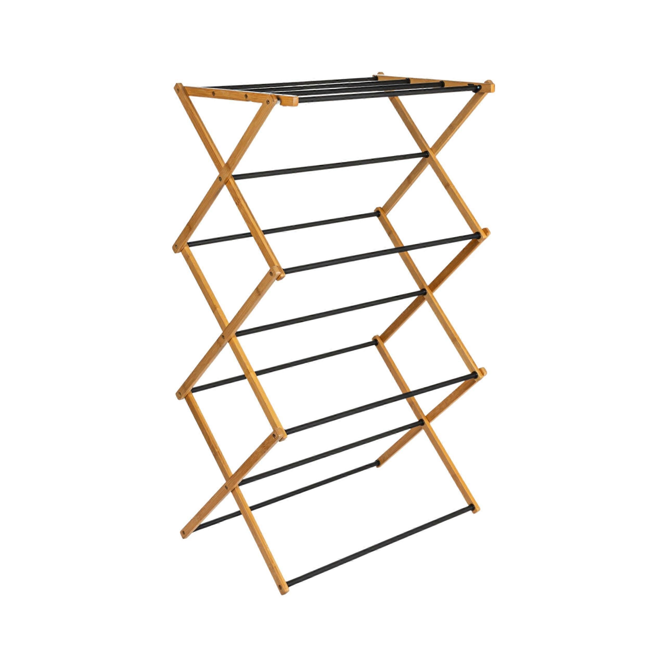 Compact Upscale Clothes Drying Rack for Laundry