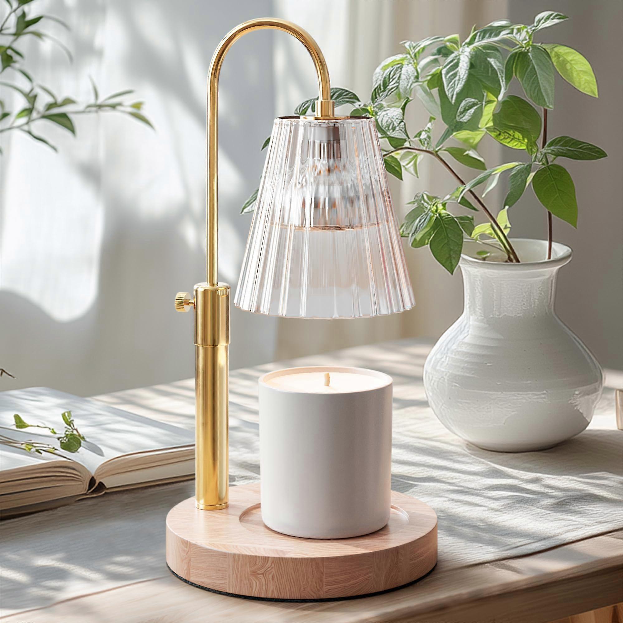 Adjustable Dimmable Electric Candle Warmer Lamp for Jar Candles Melter Lamp