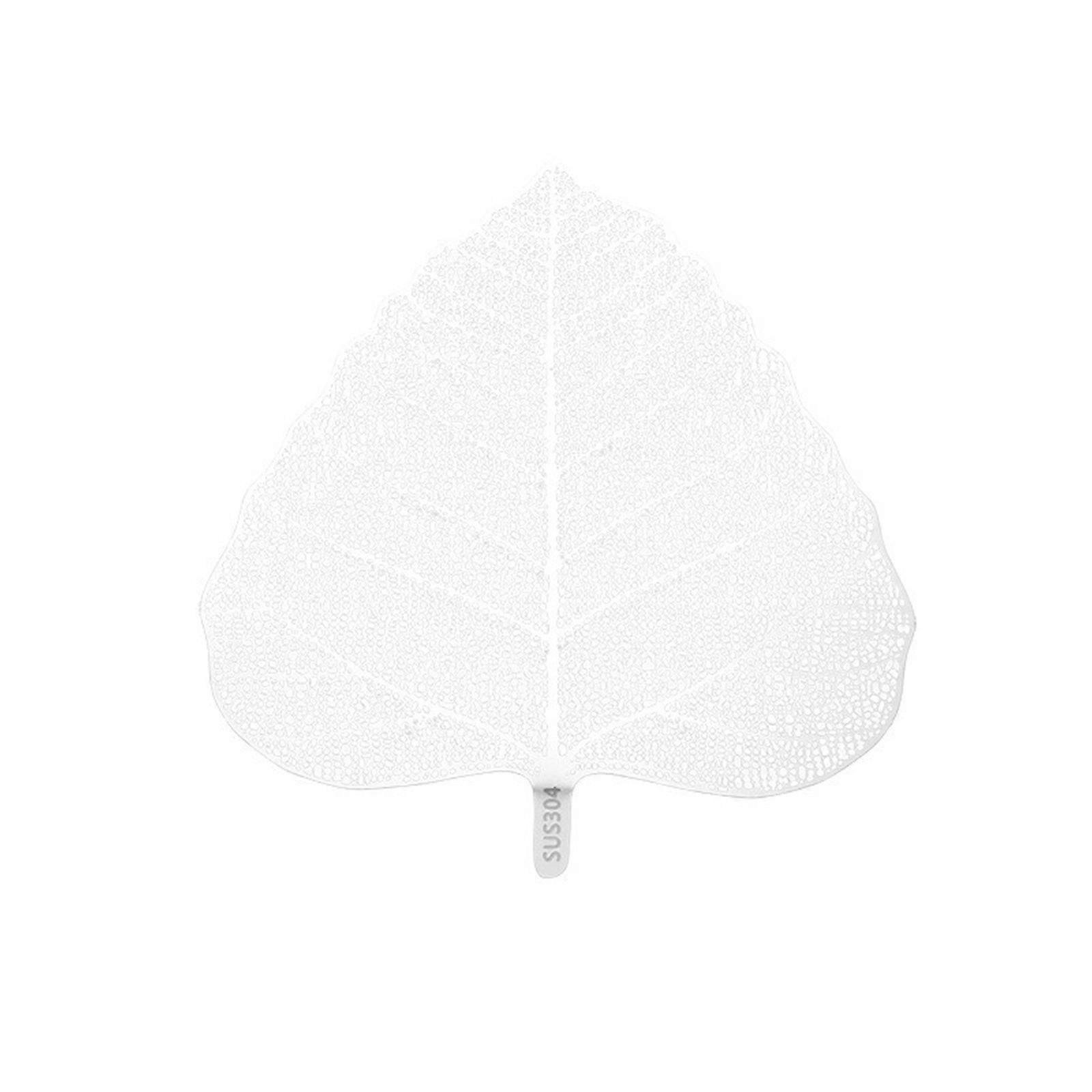 Efficient 304 Stainless Steels Teas Infuser Bodhi Leaf Shape Teas Strainer Tool for Teas Enthusiasts Easy Maintenances Silver