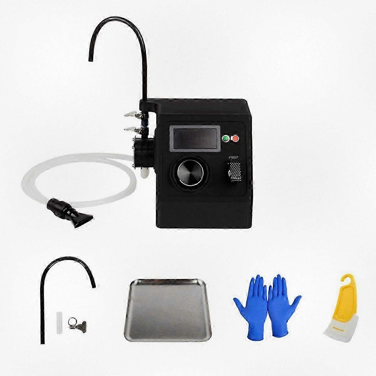 3D Printer Resin Filter Stand with Strainer for Photocuring Process, Compatible with SLA/DLP Printing, Includes EU Power Plug for Resin Recycling Tool