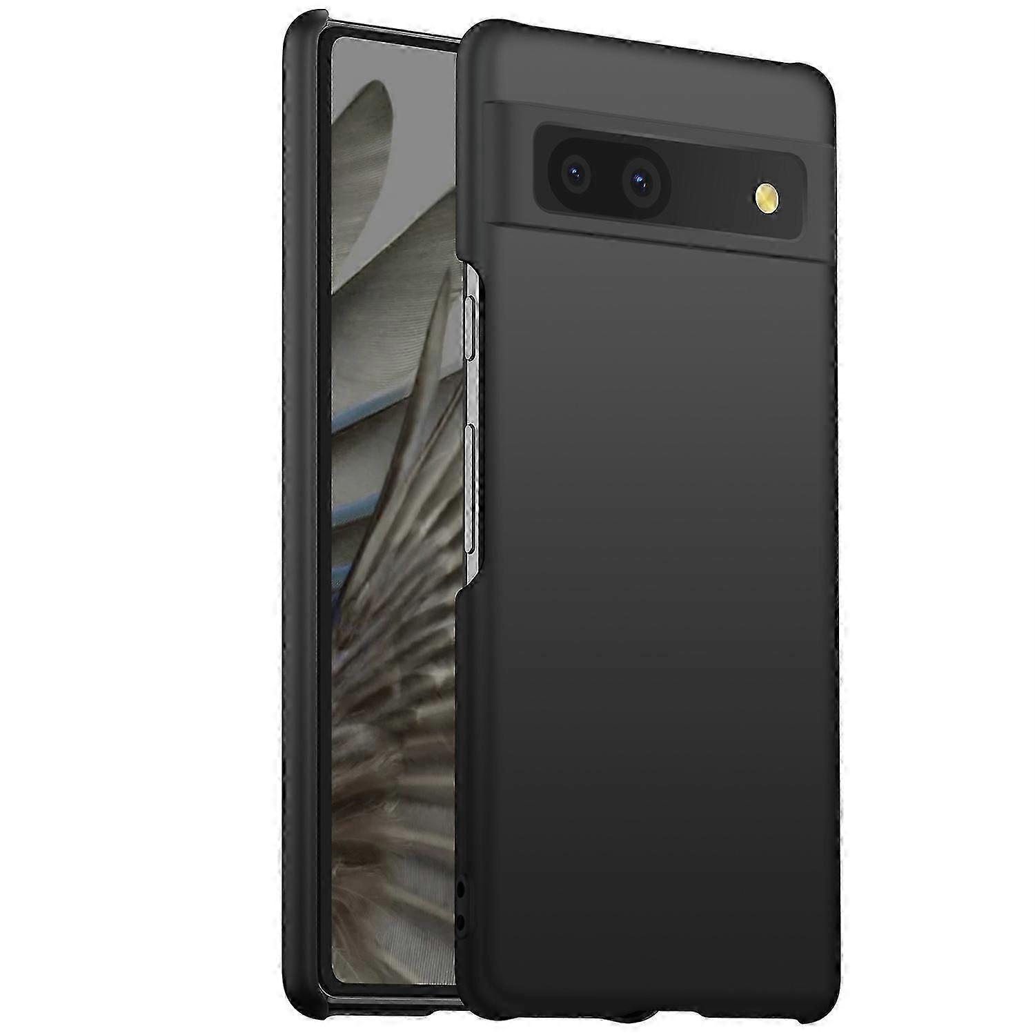 For Google Pixel 7a Anti-Dust Cell Phone Case Hard PC Solid Color Phone Back Cover Shell