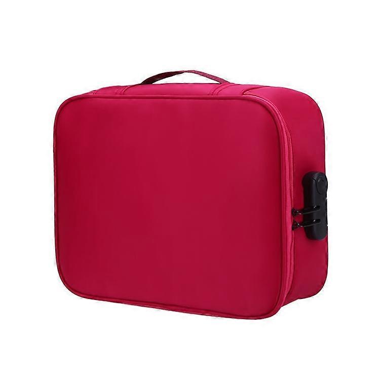 Multifunctional Thickened Large-capacity Document Storage Bag, Specification:Three Layers with Password Lock