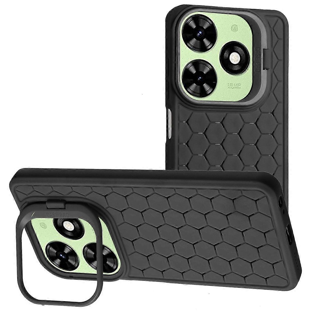 Honeycomb Radiating Lens Holder TPU Phone Case