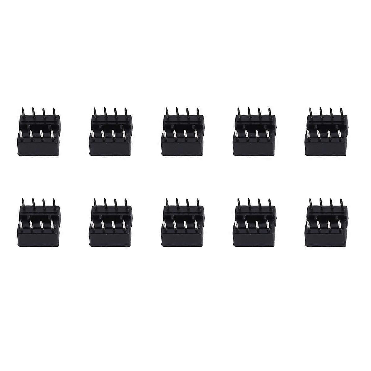 10 x 8 Pin DIP IC Sockets Adaptor Solder Type Socket