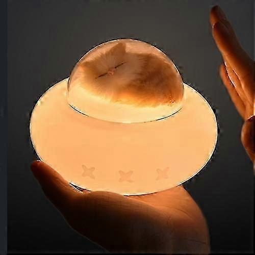 Pet Spaceship Silicone Night Light Led Bedroom Bedside Nursing Light