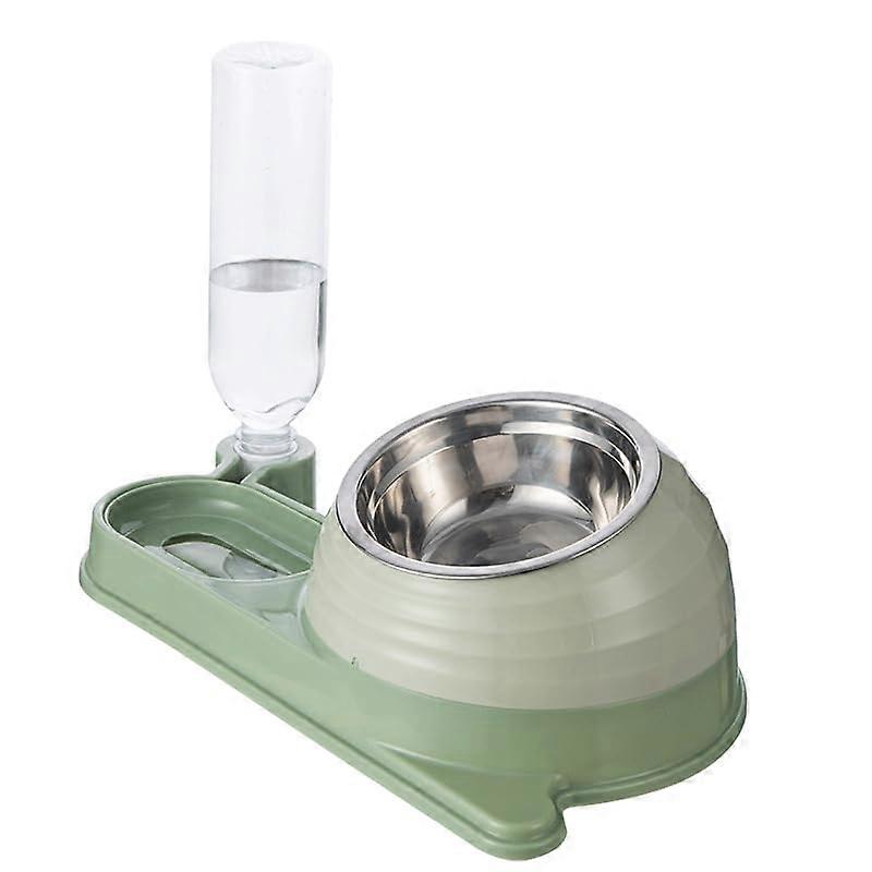 Stainless Steel Automatic Pet Water Distributor with Large Capacity, Removable Design, Easy to Clean - Yellow