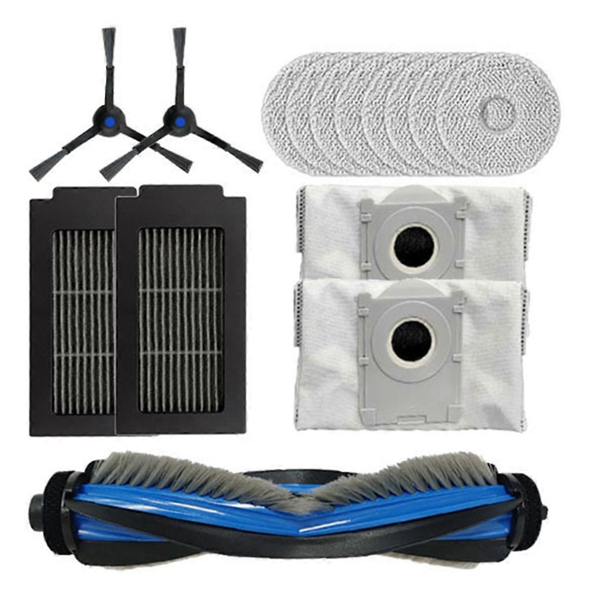T50 Replacement Kit Max Mop Pad Filters, Dust Bags and Side Brushes