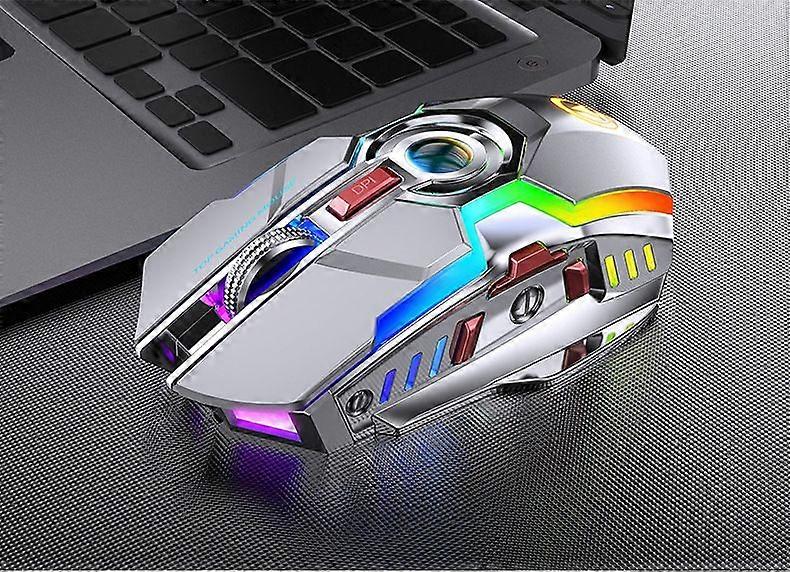 Wireless Gaming Mouse A5 Rechargeable LED Backlit Silent Ergonomic Comfortable