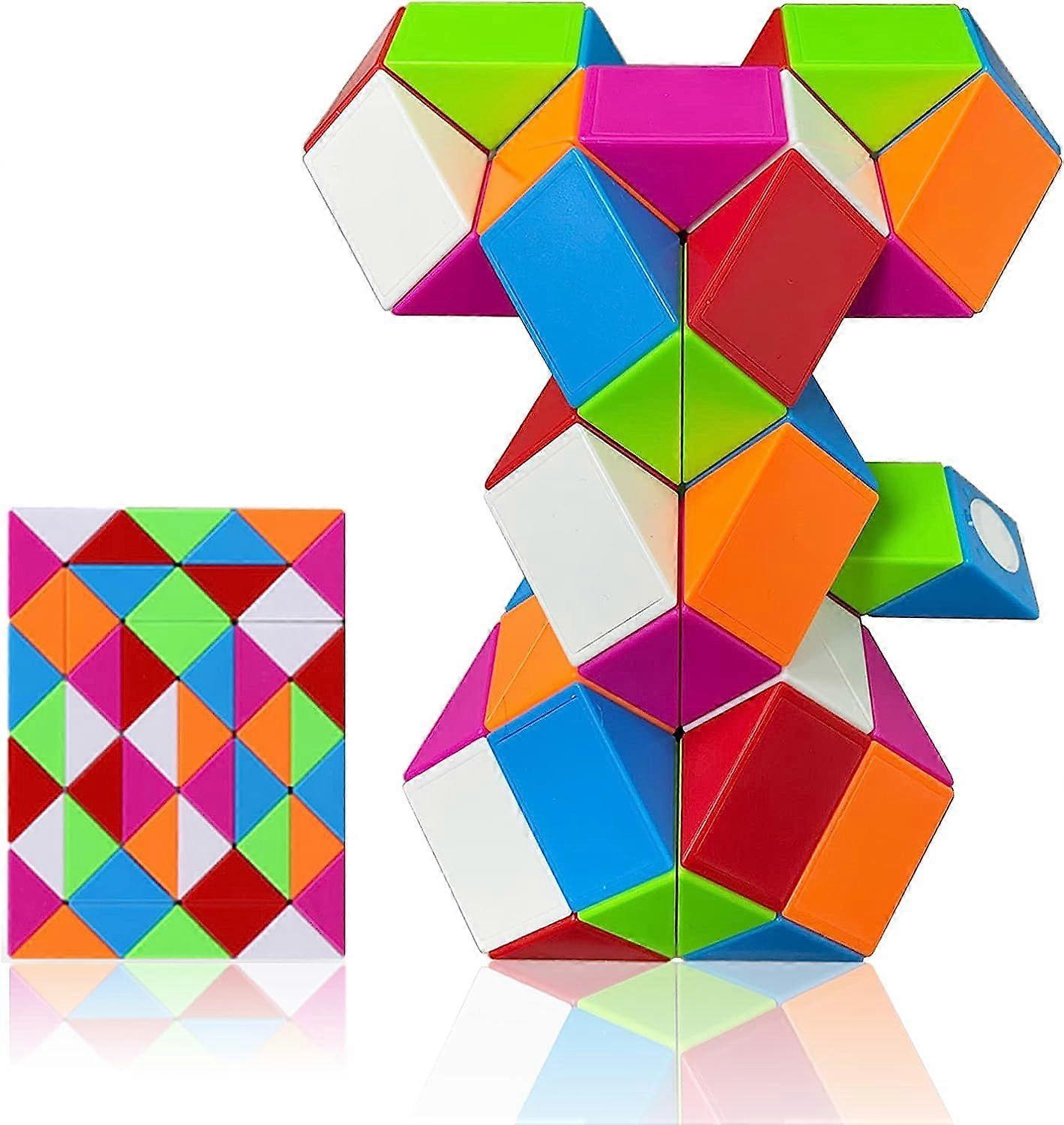 Magic Snake Puzzle 48 Blocos-Magic Snake Cube-Magic Snake Cube-Crianças Favores da festa de aniversário (Multicolor*1)
