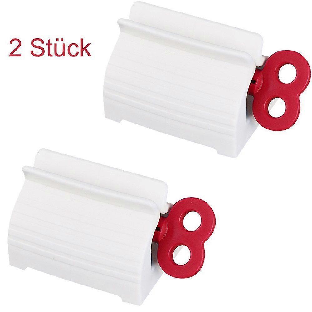 2 Pieces Tube Squeezer for Vertical Storage of Toothpaste, Non-Rusting and Durable Design