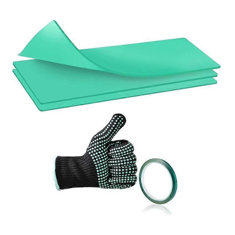 11X 4.72 inch Sublimation Tumblers Wrap with Heat Resistant Glove and Tape,Silicone Wrap for Sublimation Tumblers Blanks
