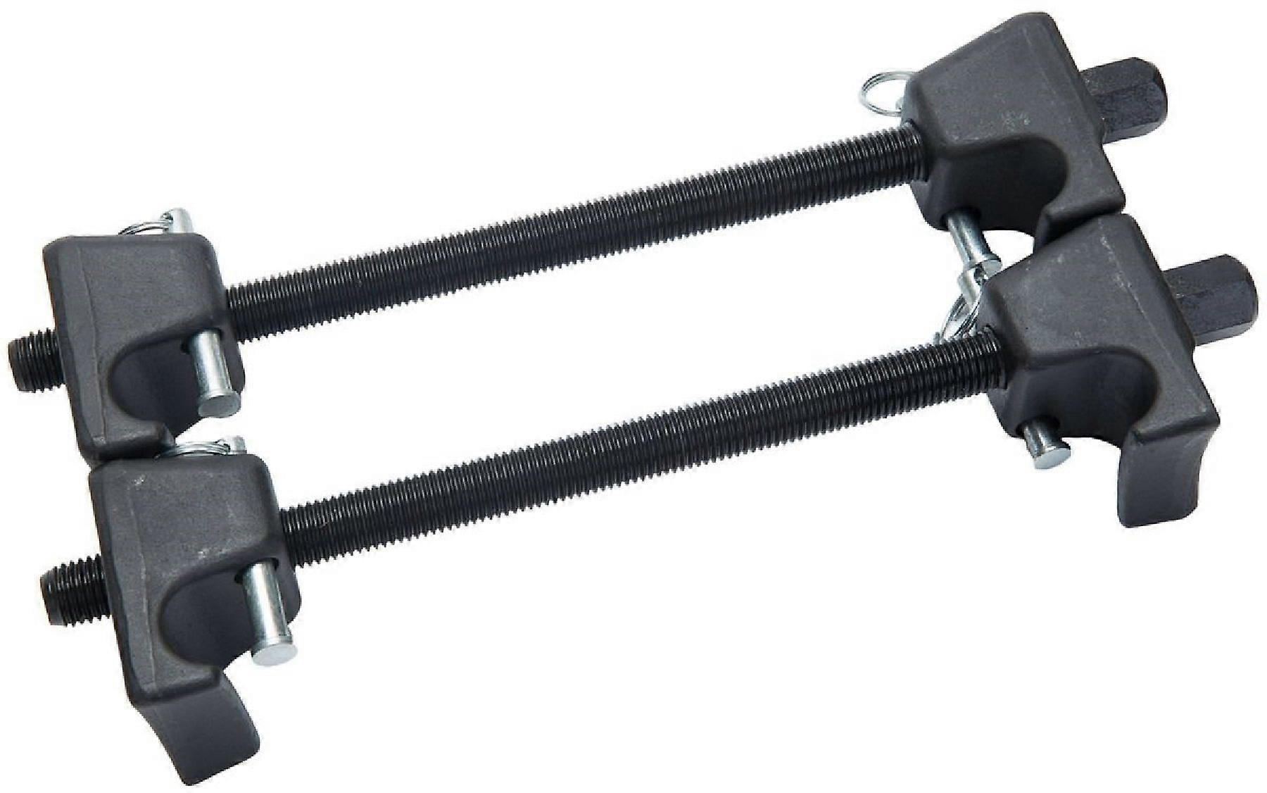2pc Coil Spring Compressor for MacPherson Struts, Heavy-Duty Shock Absorber Tool, Car Garage Essential, Adjustable Design