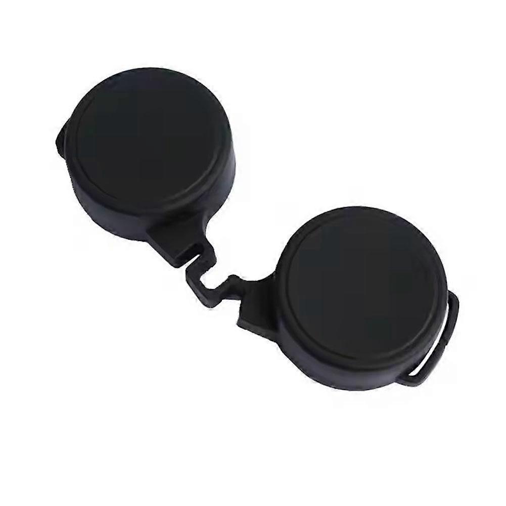 2PCS λαστιχένια προστατευτικά καλύμματα φακών προστασίας καλύψεων καλύψεων τηλεσκοπίων για τα κιάλια